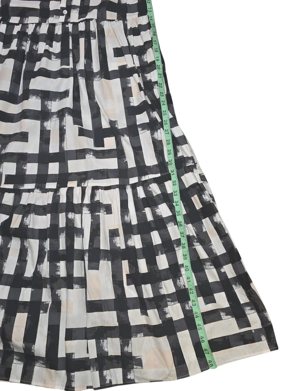 Maeve by Anthropologie Bettina Shirt Dress black/white abstract print, XS NWT - Picture 6 of 9